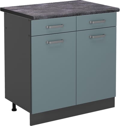 Vicco R-Line Keukenonderkast – 80 cm, WB Antraciet Blauw-grijs