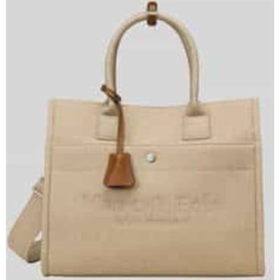 Marc O'Polo handtas schoudertas Mara Canvas Shopper Linen Beige
