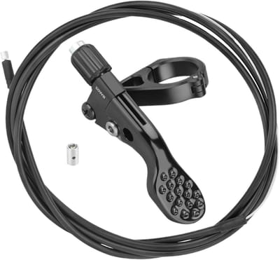 Fiets Zadelpen Hendel - Dropper Afstandsbediening - Mountainbiken - Eenvoudige Installatie - 22.2 mm - Zwart
