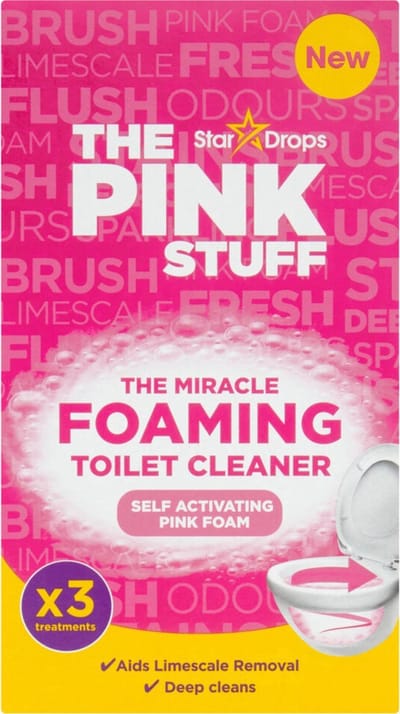 The Pink Stuff The Miracle Schuimende Toiletreiniger 3 x 100 gr - Voordeelverpakking 3 stuks