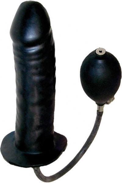 Inflatable solid plug medium