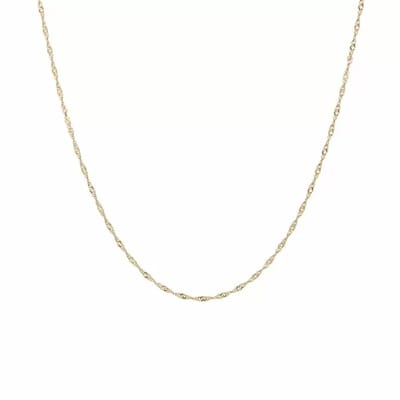 Ketting Stainless Steel - Goud - Twisted