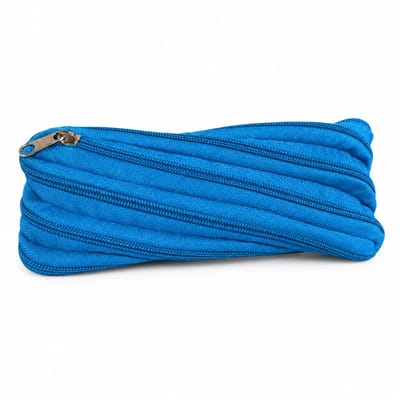 VHV-Esthetisch Etui met Oogjes Design - Grote Capaciteit School Etui - Multifunctionele Pennenzak met Rits - Stationery Organizer voor Studenten - Blauw