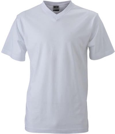 James and Nicholson Heren V Hals Tee (Wit)