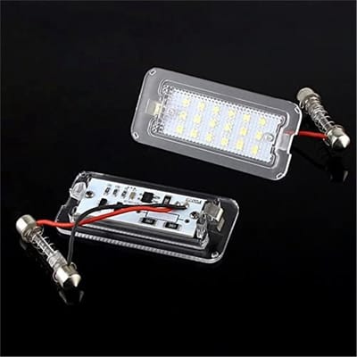 Kentekenplaat Verlichting - LED Lampen - Verbeterde Zichtbaarheid - Energiezuinige LED Technologie - 2 Stuks - Wit