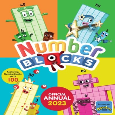 Numberblocks Jaarboek 2023 door Sweet Cherry Publishing Hardback Boek 9781782269915