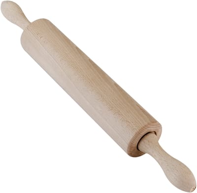 Metaltex - Deegroller - Diameter 5,5cm - FSC Gecertificeerd - Lengte 25 cm - met handgrepen