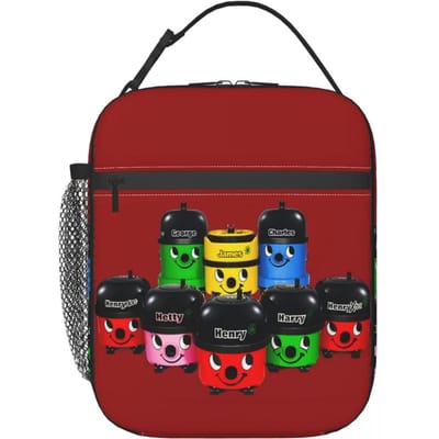Henry Hoover Geïsoleerde Lunchtas voor Dames Kinderen Lekkend Bewaarbakjes Thermische Lunchbox Draagtas One Size