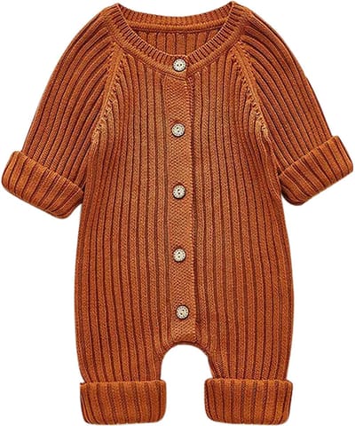 Baby Garden Baby Boxpak fijn gebreid - Bruin maat 80