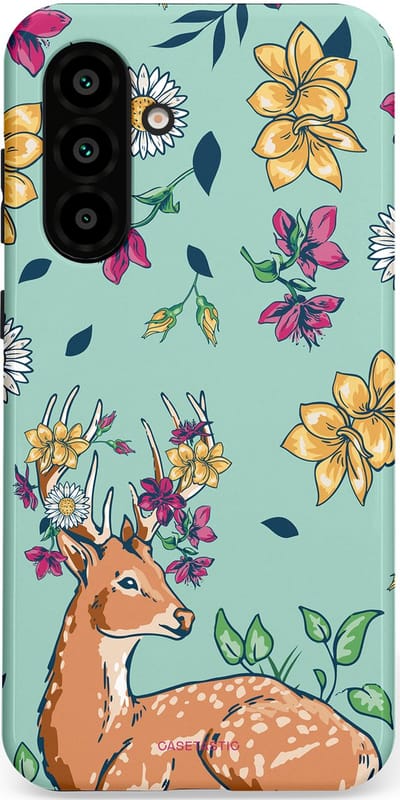 Casetastic Hoesje Geschikt voor Samsung A56 / A36 - Stijlvolle Beschermende Duo-layer Case - Bloemenbronst