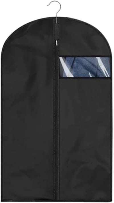 Kledinghoezen - Beschermhoezen - Kleding Opbergen - Stof- en waterbestendig - 100 x 60 cm - Zwart