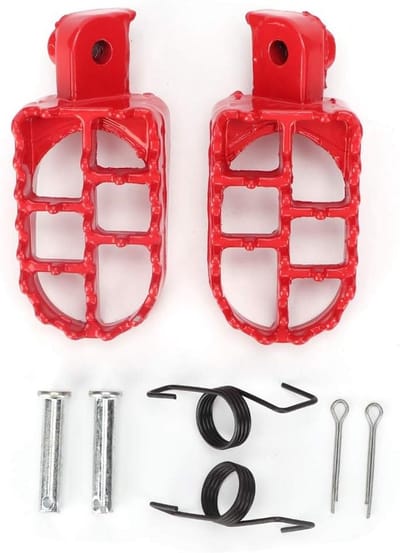 Universele Aluminium Voetsteunen Set voor Motorfiets en Crossmotor (2 Stuks)