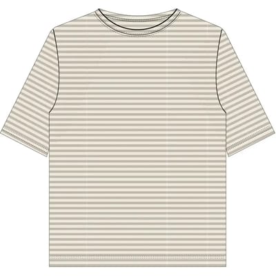 MSCH Copenhagen Mschbahara Ss Pullover Stp Tops & T-shirts Dames - Shirt - Creme - Maat L/XL
