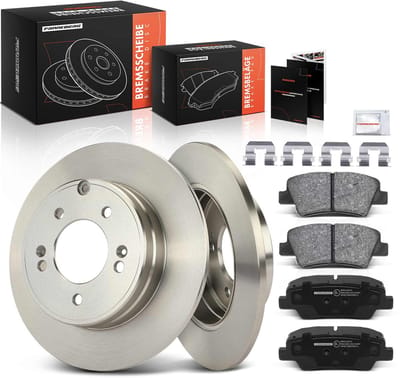 Frankberg 2x remschijven 4x remblokken achteras voor Hyundai