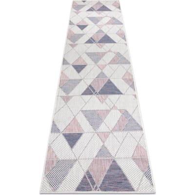 Kleden Rugsx Sisal tapijt SISAL SION Loper Geometrisch, Drieho 80x200 cm