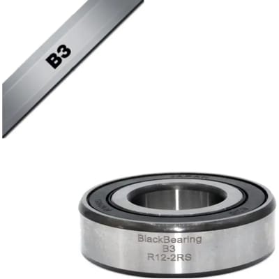 Lager Black Bearing B3 - R12-2RS - 19,05 x 41,28 x 11,11 mm