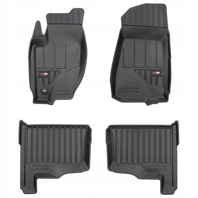 Frogum 3D Pro-Line - Automatmatten - Geschikt voor Jeep Grand Cherokee III WH 2004-2010 - TPE Rubber - 4-delig - Hoge rand 6cm