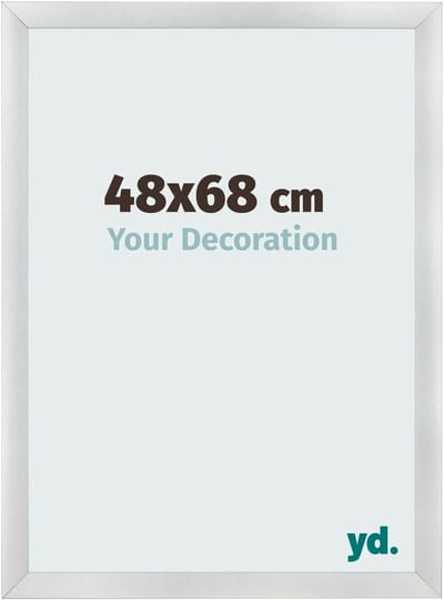 Your Decoration - Fotolijst 48x68 cm - MDF - Zilver Mat - Pisa