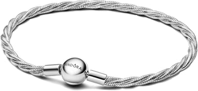 Pandora Women's Bracelet Sterling Silver 925 593757C00-21 21 cm, Size, Sterling Silver, No Gemstone