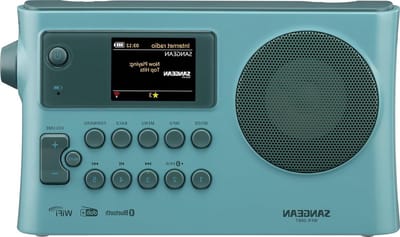 Draadloze Internetradio - Digitale Radio Bluetooth - Muziek Streamen Thuis - TFT LCD Kleurenscherm - 2.4 inch - Lichtblauw