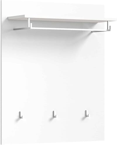 Solero garderobekastpaneel wit hoogglans MDF TZ - 25x80x96cm