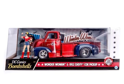 1952 Chevy Coe Pickup - Wonder Woman - DC Comics Bombshells - Jada 1:24