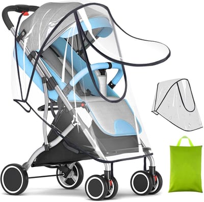 Unyqoos® Universele transparante kinderwagen regenkap voor alle weersomstandigheden