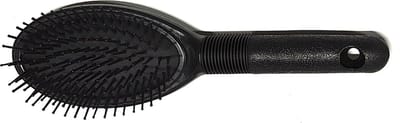Rojafit - Pneumatische Haarborstel - Zwart - Afmeting: Lang 23cm. x Breed 6,5 cm.