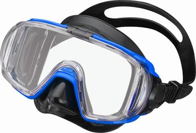 TUSAsport UM31 Visio Tri-Ex Snorkelmasker | Ultrahelder 3-Lens Ontwerp, Comfortabele Silicone Pasvorm & Breed Gezichtsveld