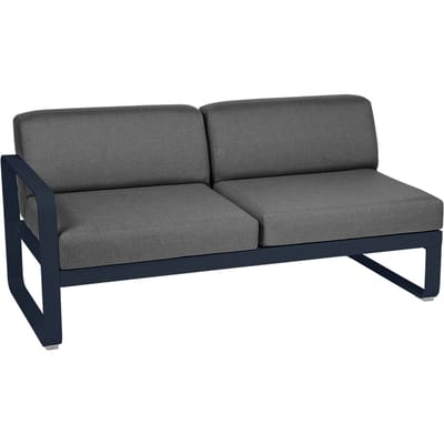 Fermob BELLEVIE 2 zits module links - 92 abyssblauw - A3 grafietgrijs
