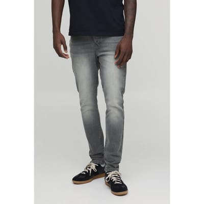 Essential Skinny Fit Stretch Washed Jeans | Stone | Size 46R