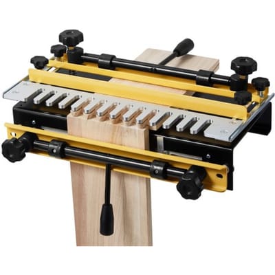 VEVOR Dovetail Jig, 310 mm Breedte, Dove Tailing Router Jigs met Router Bit & 1/2” Template, Precieze Alignering Dove Tail Jig, Mortise en Tenon Jig Houtbewerkingsgereedschap voor Meubel- en Houtkastenbouw