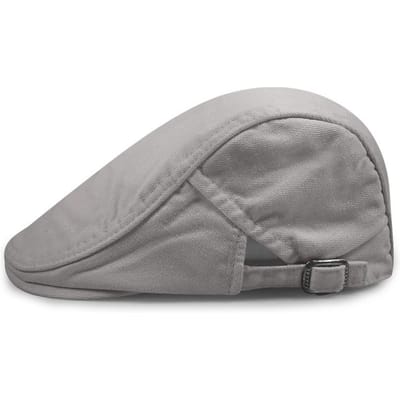 55-59CM 60-63CM Grote Hoofd Man Grote Ivy Pet Oversized Newsboy Pet Papa Platte Klep Cabbie Pet Dames Katoenen Baret Vintage Gatsby Pet 60-63cm lichtgrijze kleur