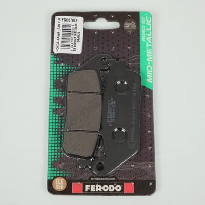 ferodo remblokje voor motor honda 600 cbr fs ft 1995 tot 1996 avg / avd nieuw