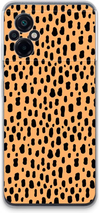 Case Company® - Hoesje geschikt voor Xiaomi Poco M5 hoesje - Panter - Soft Cover Telefoonhoesje - Bescherming aan alle Kanten en Schermrand