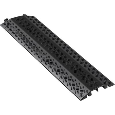 VEVOR 975 mm kabelbeschermer, 7938 kg/as draagvermogen, robuuste PP-overrijbeveiliging, struikelbeveiliging, vloerbedekking, voor ruimtes met hoge drempels, thuis, kantoor, magazijn, 1 verpakking