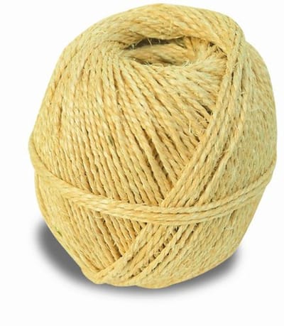 Sisal Koord 0,8/2 D 2 mm - 90 meter, 43 kg Breukvastheid, Voor Tuinieren en Vrije Tijd