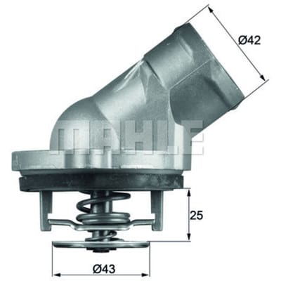 Thermostaat, koelvloeistof MAHLE TI 45 87D