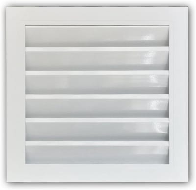 Ventilatieafdekking - Muurrooster - Ventilatie Verbeteren - Strak Design - 300x300mm - Wit
