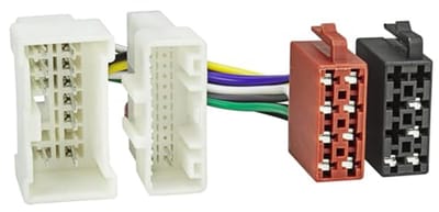 Radio Adapterkabel voor Dacia, Renault, Mercedes en Smart - Compatibel met ISO Standaard 16pin