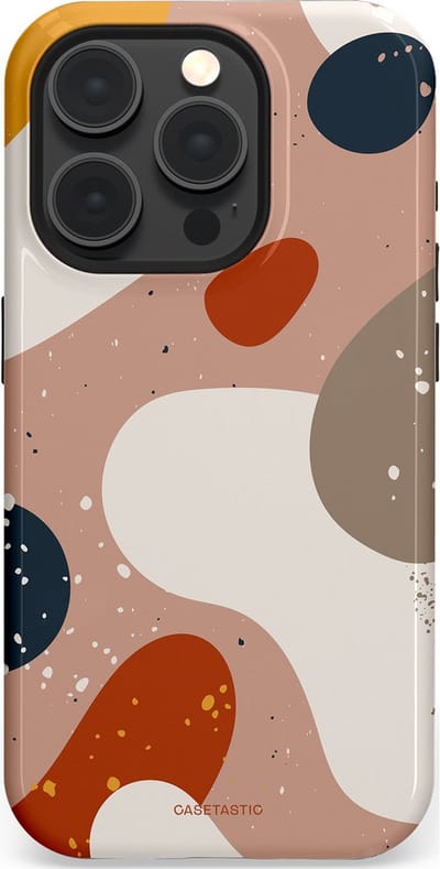 Casetastic Hoesje Geschikt voor Apple iPhone 15 Pro Magsafe - Stijlvolle Beschermende Duo-layer Case - Terravibe