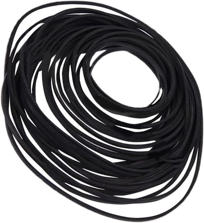 Aandrijfriemen Set - Cassette Riemen - Apparatuur Reparatie - Vierkante Profiel - 30 Stuks - Zwart