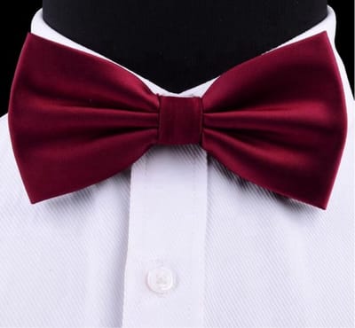 *** Rode Vlinderdas BowTie - Voor een Feestje - Kerst - Oud en Nieuw - of een Trouwerij - Netjes Gekleed - van Heble® ***