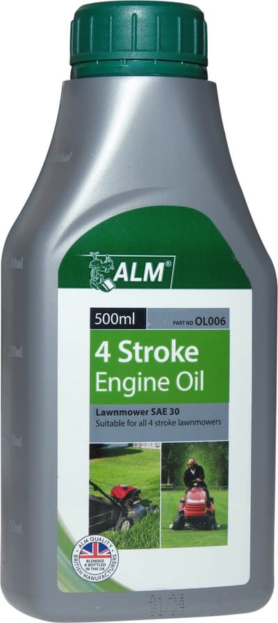 ALM 4-takt motorolie - SAE 30 - 500ml - voor grasmaaier en bosmaaier - viertaktolie - viertakt motor olie SAE30