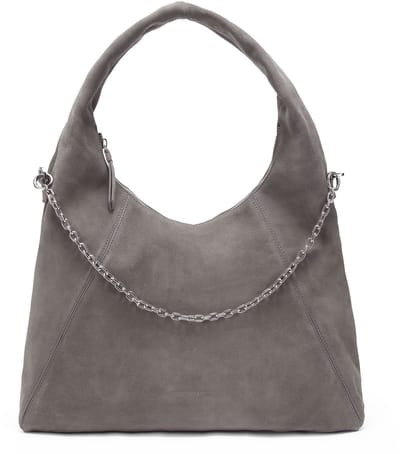 LES VISIONNAIRES Jade Cozy Chain Schoudertas Leder 38 cm - Dames - dimgrey