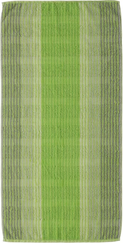 Cawo Cashmere Streifen Handdoek - Kiwi 50x100