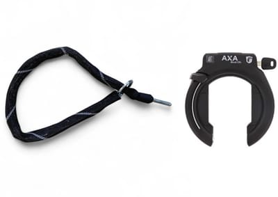 Axa Block XXL ART2 fietsslot set met 140cm Insteekketting - Zwart