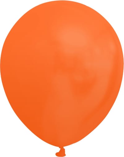 Ballonnen klein oranje 100 stuks - 5 inch