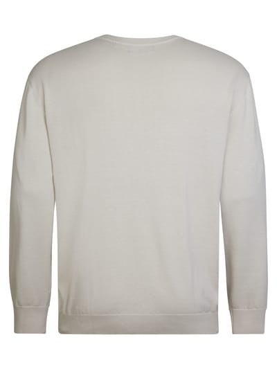Petrol Industries - Heren Plus Size Trui met Ronde Hals Rhinelander - Wit - Maat 3XL