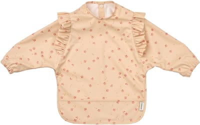 Liewood Lange Mouwen Slabbetje - Ruffle - Mini Butterfly / Apple Blossom